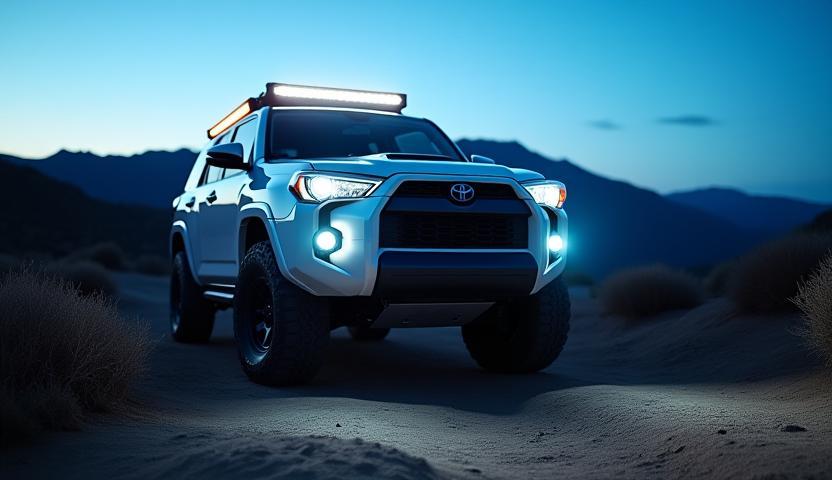 Toyota 4Runner at dusk, showcasing Fang Light™ mod